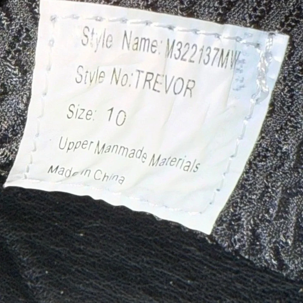 Moretti‎ Gold Label Trevor Mens 10 Pre-Owned Black Velvet Diamond Loafer Dress